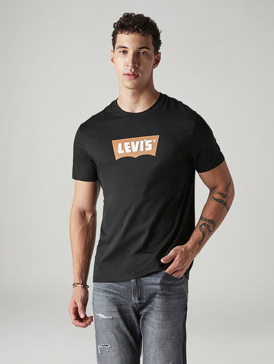 Men's Logo Printed Slim Fit Jersey T-Shirt-image-18