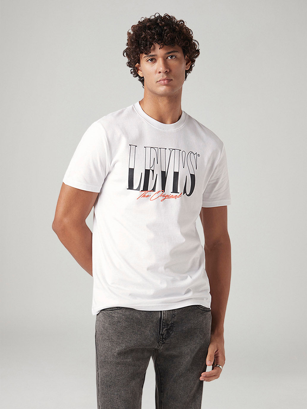 Men's Logo Printed Slim Fit T-Shirt