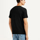 Men's Brand Logo Black Slim Fit T-shirt - Back View