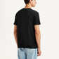 Men's Brand Logo Black Slim Fit T-shirt - Back View