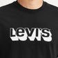 Men's Brand Logo Black Slim Fit T-shirt - Detail View