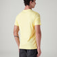Men's Solid Slim Fit T-Shirt - Back View