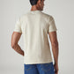 Men's Embroidered Slim Fit Jersey T-Shirt - Back View
