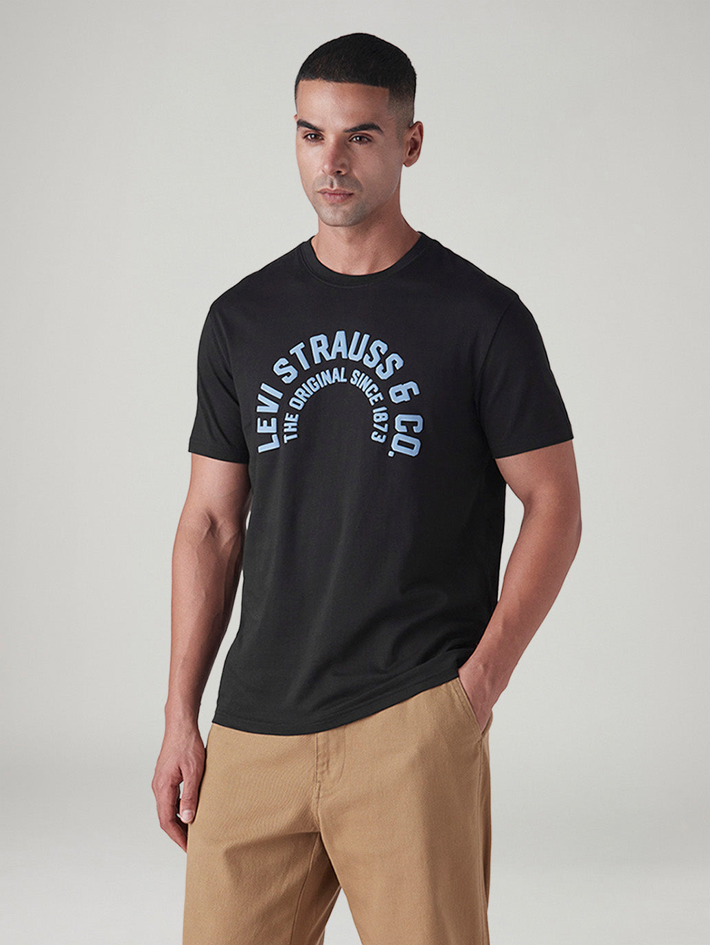 Men's Graphic Print Slim Fit T-Shirt
