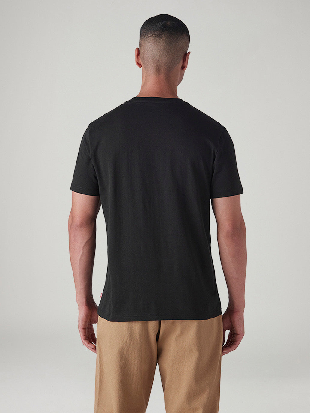 Men's Graphic Print Slim Fit T-Shirt - Back View