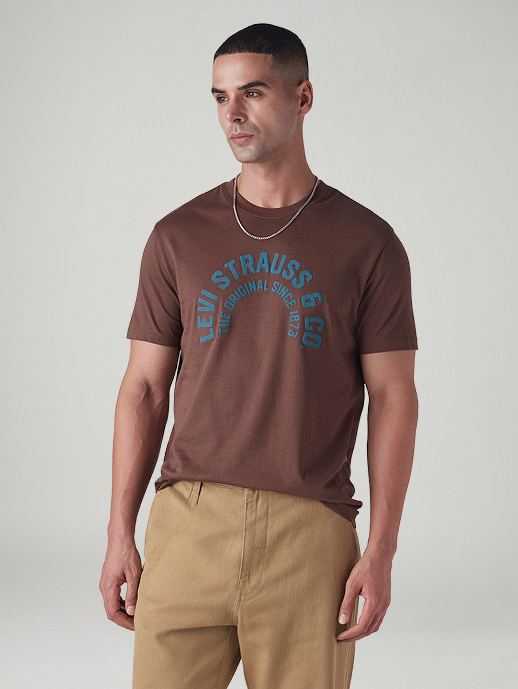 Men's Graphic Print Slim Fit T-Shirt