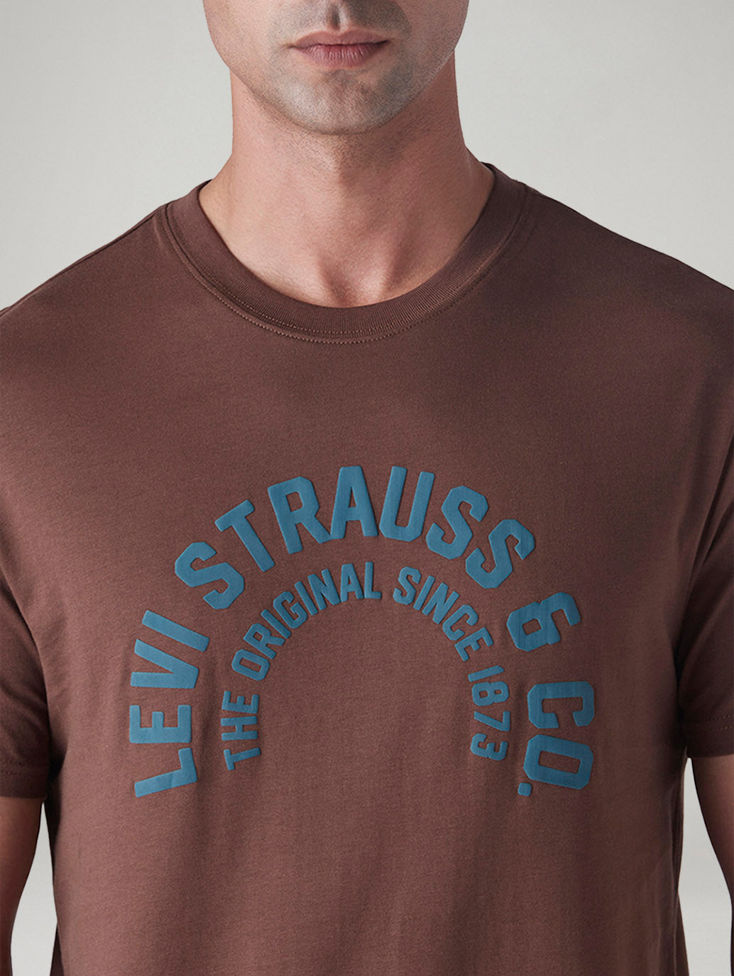 Men's Graphic Print Slim Fit T-Shirt - Detail View