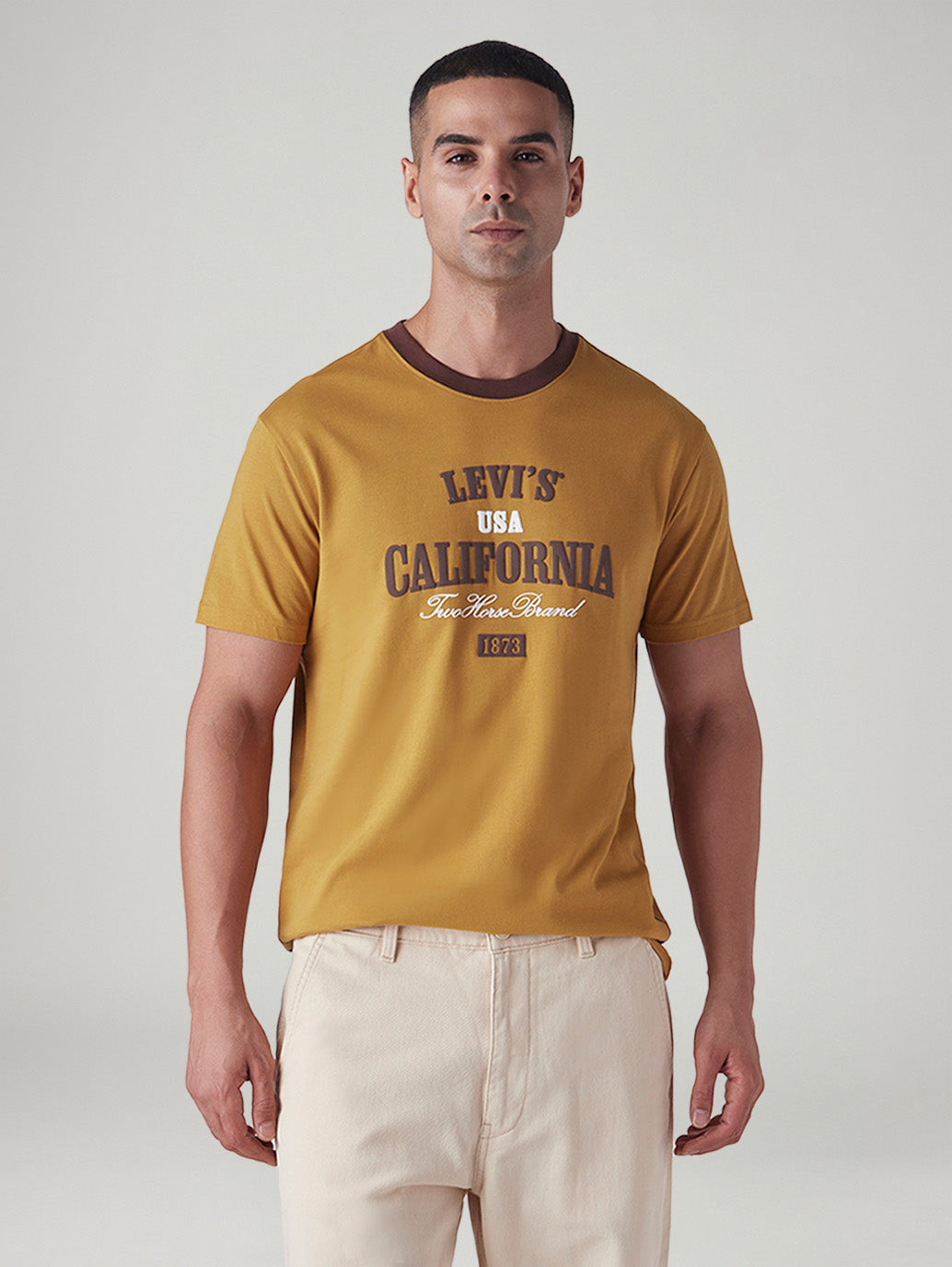 Men's Graphic Print Slim Fit T-Shirt