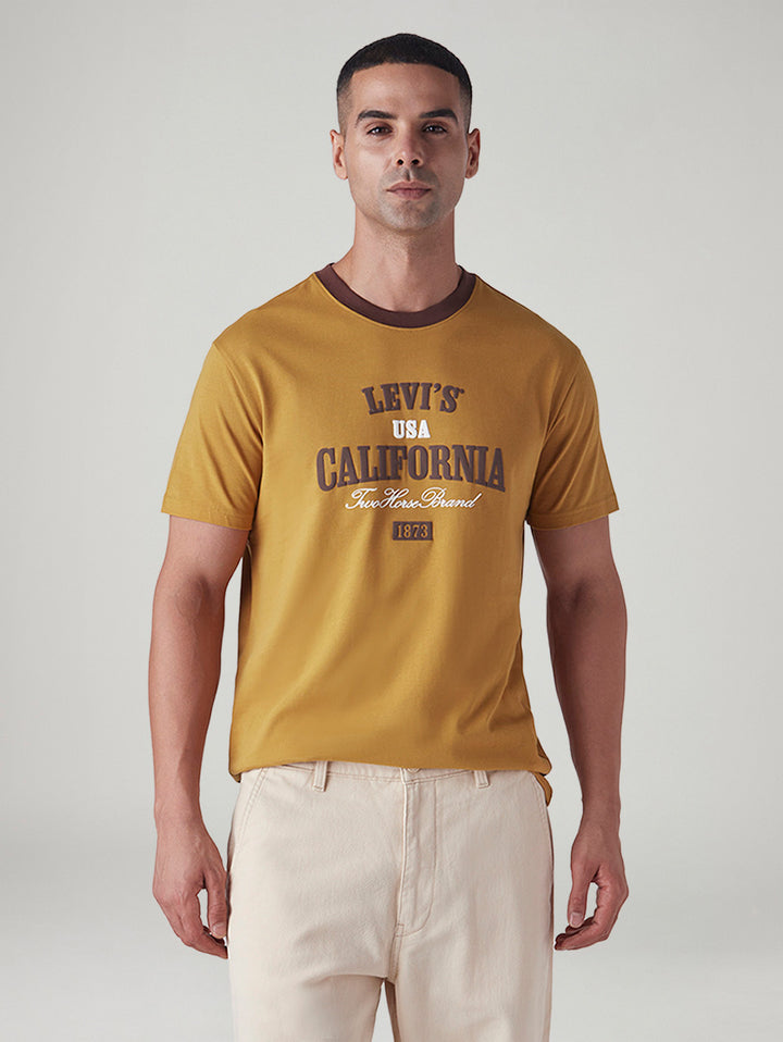 Men's Graphic Print Slim Fit T-Shirt