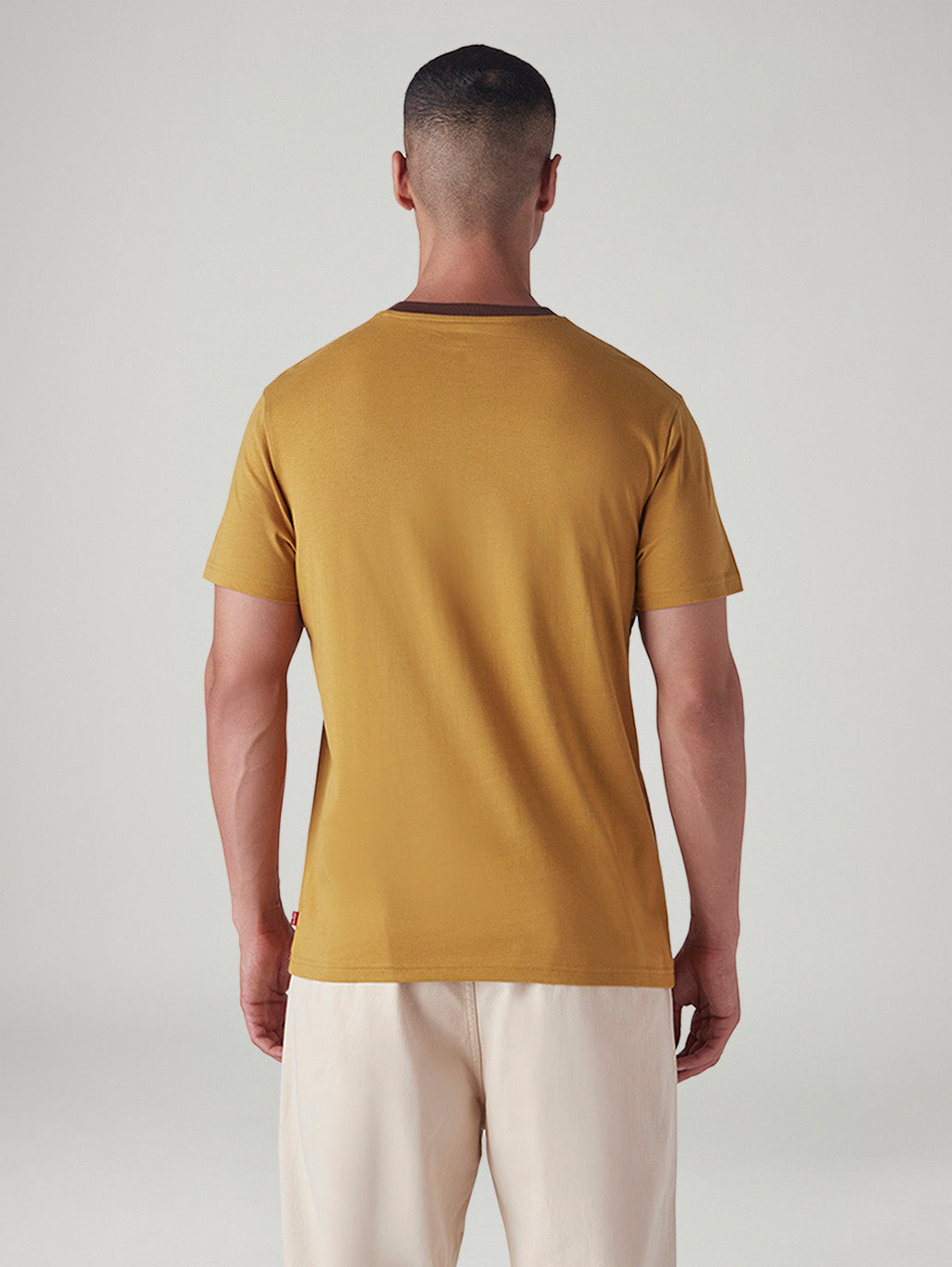 Men's Graphic Print Slim Fit T-Shirt - Back View