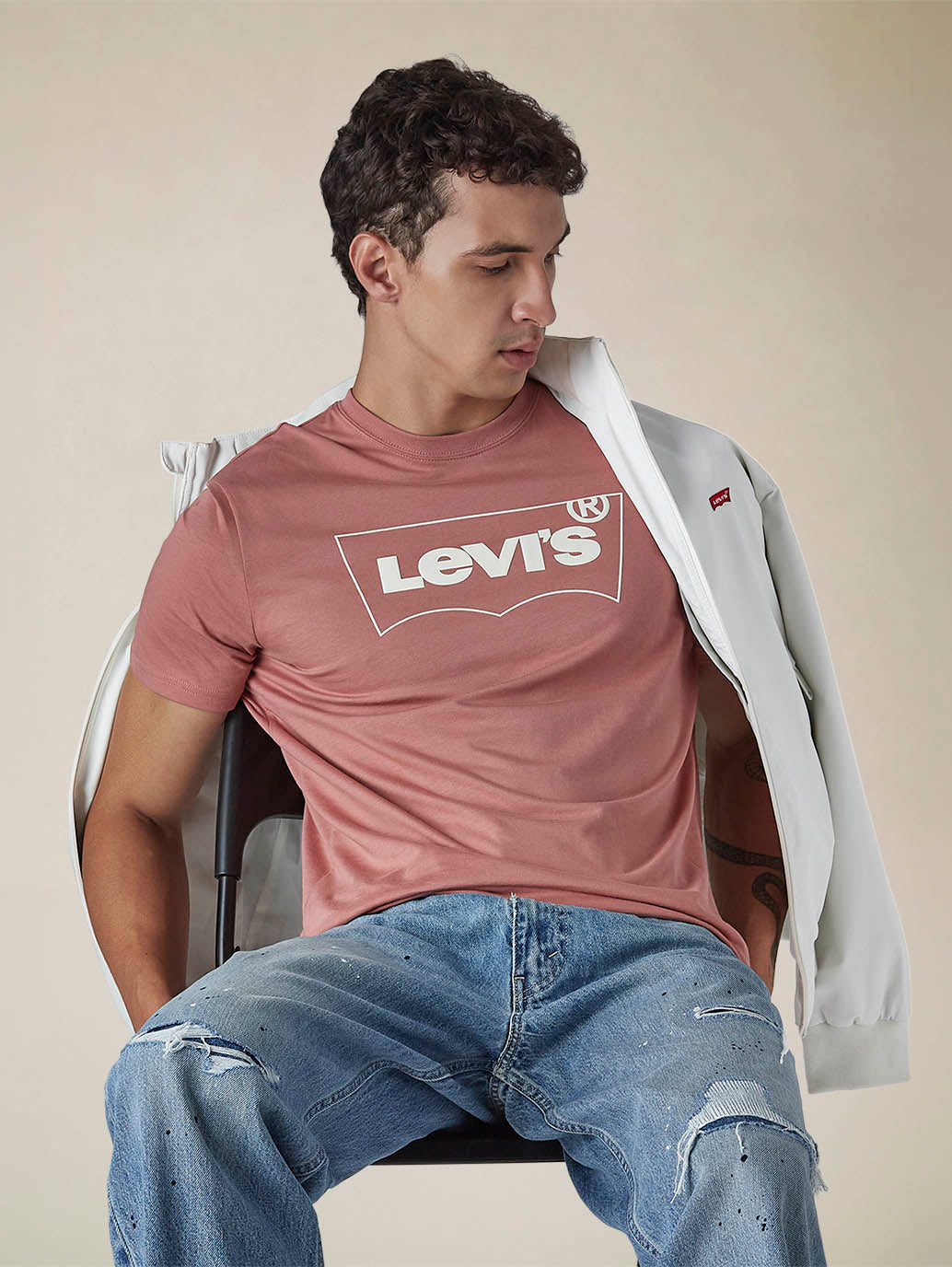 Men's Solid Round Neck Slim Fit Jersey T-Shirt - 5e927cbe-82b6-4381-99ab-e3dbc26a5535 View