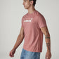Men's Solid Round Neck Slim Fit Jersey T-Shirt - Side View
