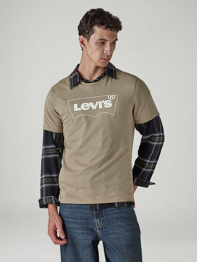 levi's Men's Solid Round Neck Slim Fit Jersey T-Shirt-picture-34