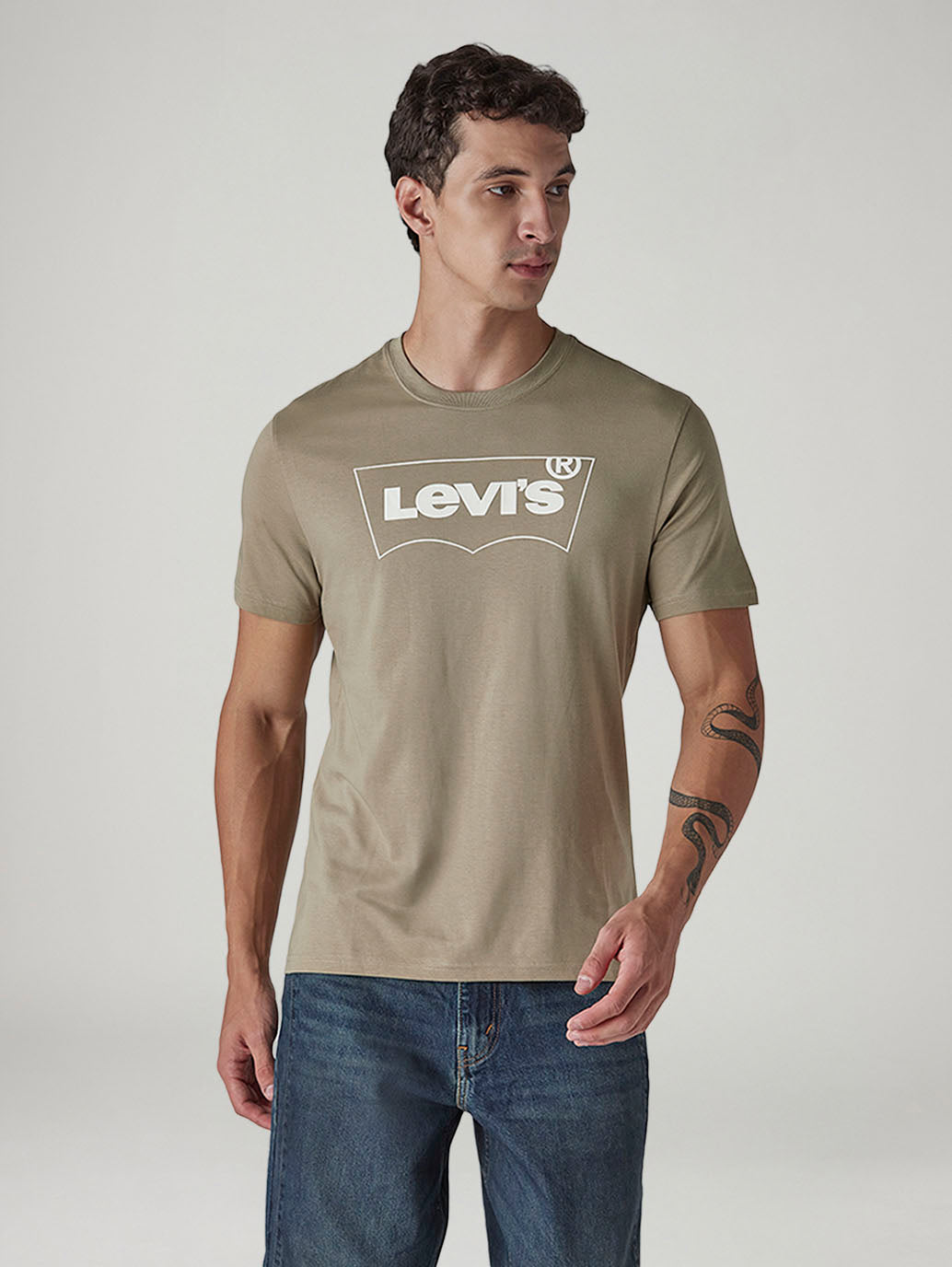 Men's Solid Round Neck Slim Fit Jersey T-Shirt - 20 View