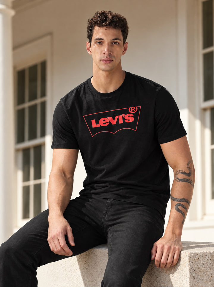 Men's Solid Round Neck Slim Fit Jersey T-Shirt