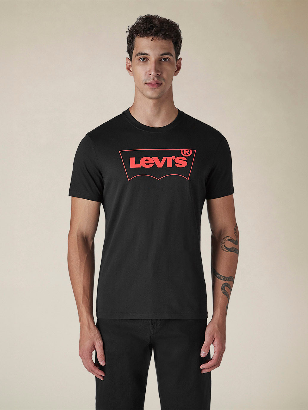 Men's Solid Round Neck Slim Fit Jersey T-Shirt - 4aa8b402-169b-4d19-b200-f1c60f3773a6 View