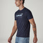 Men's Solid Round Neck Slim Fit Jersey T-Shirt - Side View