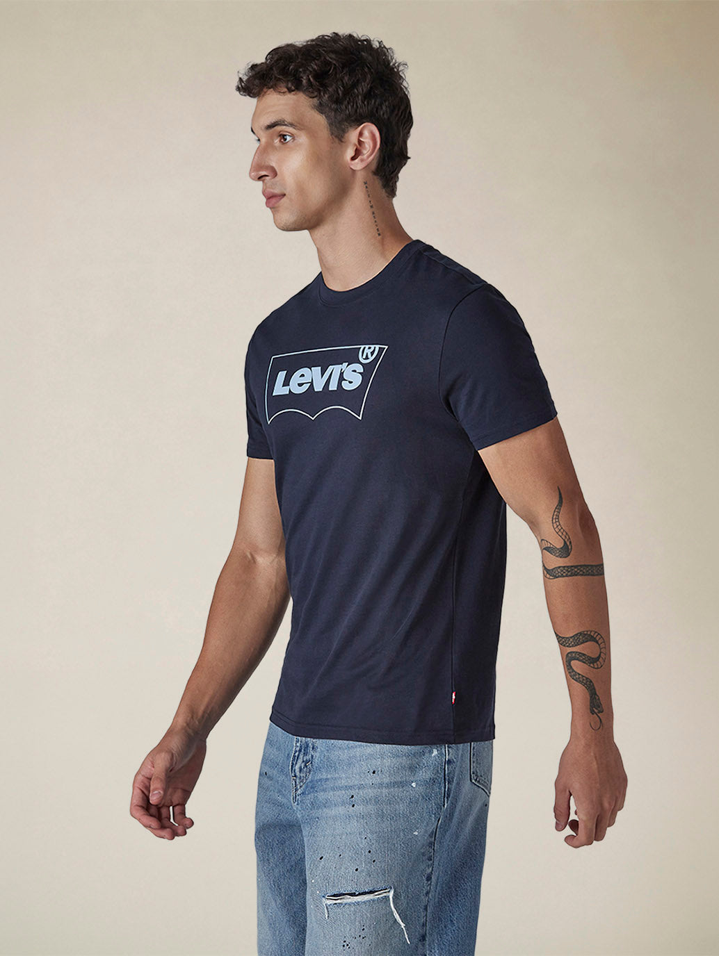 Men's Solid Round Neck Slim Fit Jersey T-Shirt - be8ebc8c-7b48-4bc7-abb9-c14851f37bfa View