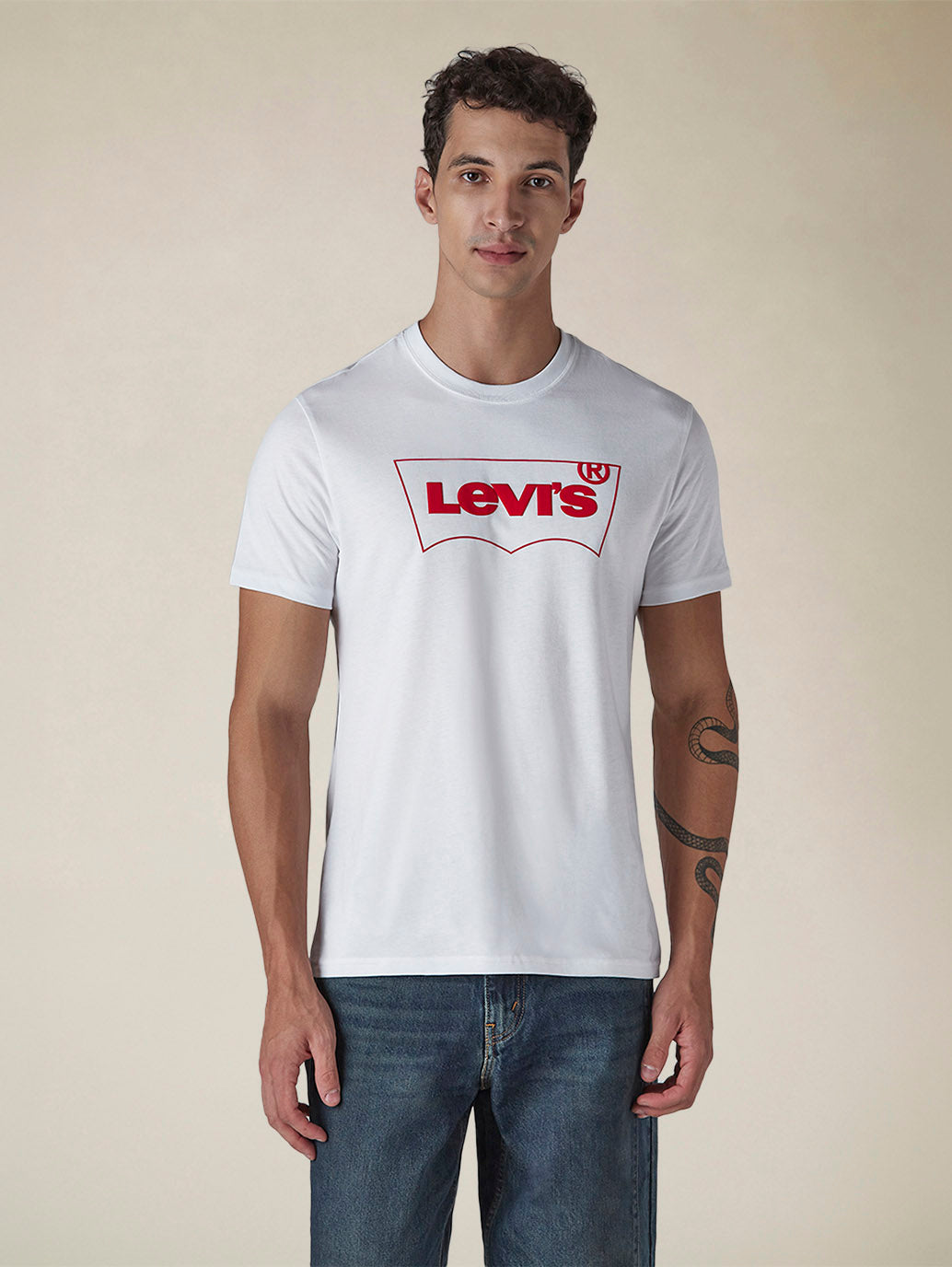 Men's Solid Round Neck Slim Fit Jersey T-Shirt - cb4a4f19-a782-46de-9513-f92bae7561cd View