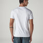 Men's Solid Round Neck Slim Fit Jersey T-Shirt - Back View