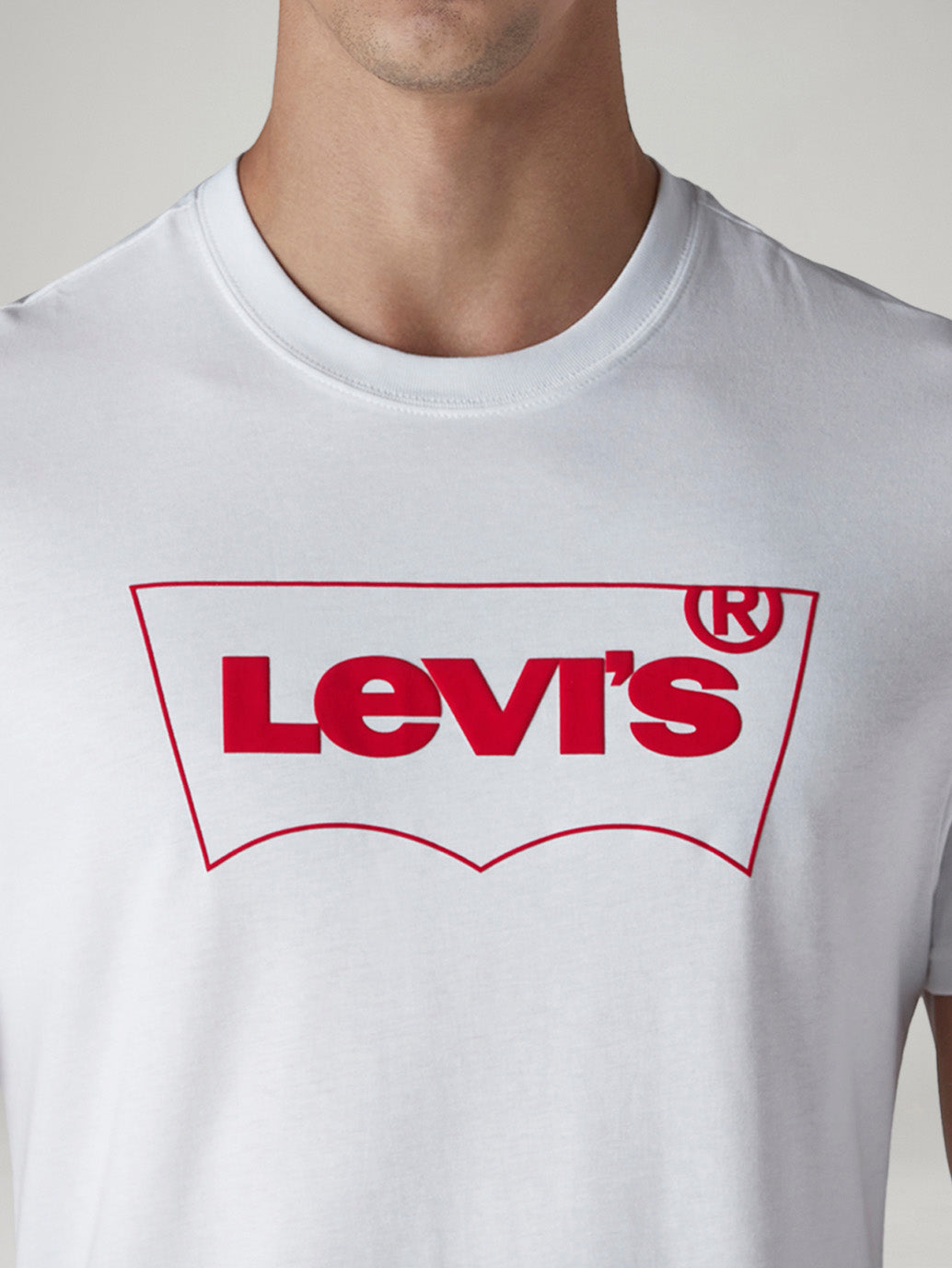 Men's Solid Round Neck Slim Fit Jersey T-Shirt - Detail View