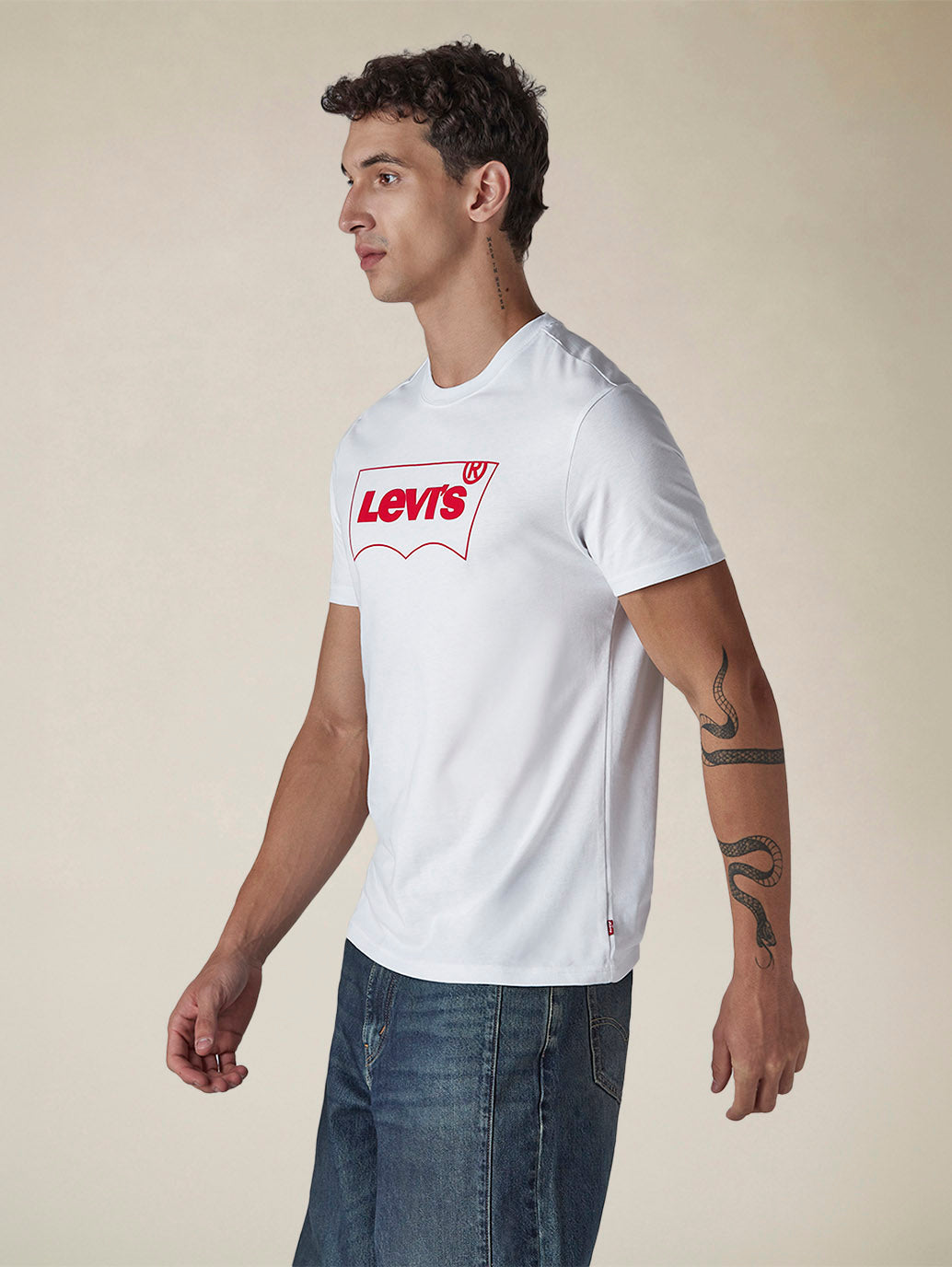 Men's Solid Round Neck Slim Fit Jersey T-Shirt - 714fb07b-c865-438a-97d9-3a7a76d7d635 View