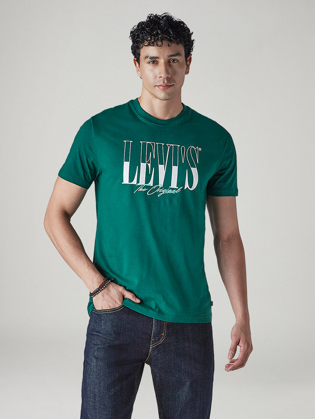 Men's Typography Printed Slim Fit Jersey T-Shirt