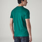 Men's Typography Printed Slim Fit Jersey T-Shirt - Back View