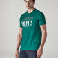 Men's Typography Printed Slim Fit Jersey T-Shirt - Side View