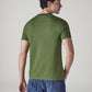 Men's Typography Printed Slim Fit Jersey T-Shirt - Back View