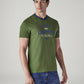 Men's Typography Printed Slim Fit Jersey T-Shirt - Side View