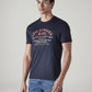 Men's Typography Printed Slim Fit Jersey T-Shirt - Side View