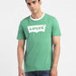 Men's Green Brand Logo T-Shirt