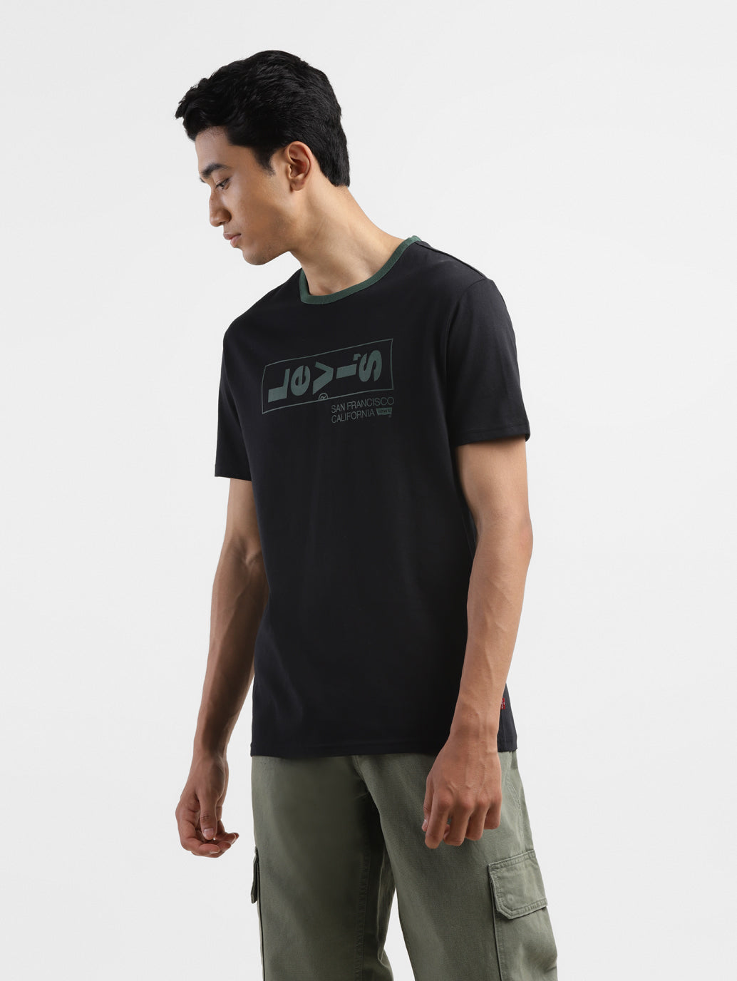 Men's Solid Crew Neck T-shirt