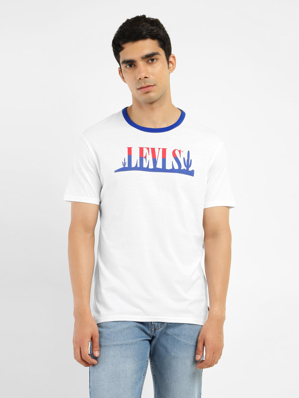 Men's Brand Logo Regular Fit T-shirt