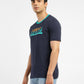Men's Brand Logo Slim Fit T-shirt Navy