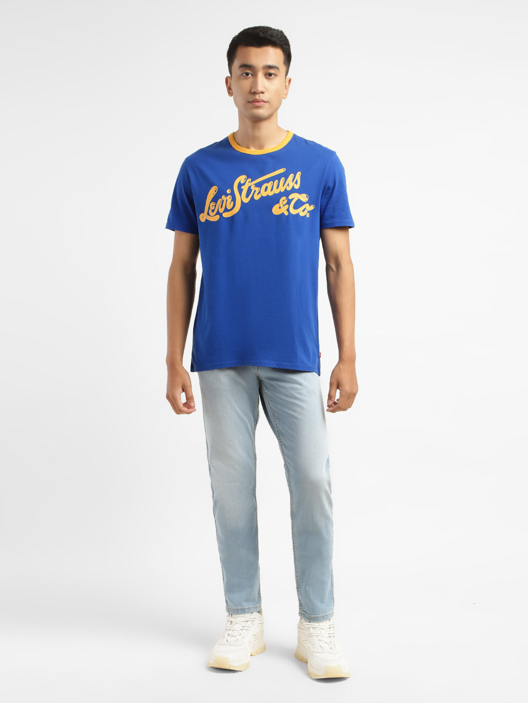 Men's Brand Logo Crew Neck T-shirt
