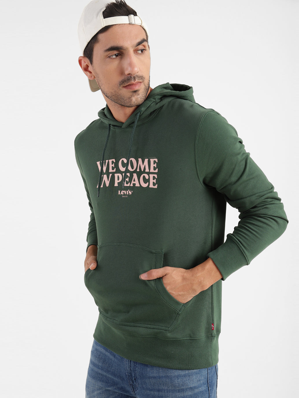 Men's Printed Hooded Sweatshirt