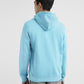 Men's Solid Blue Hooded Sweatshirt - 2cb7320c-eecf-4ded-a6fe-983c5b8c5d1c View