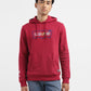 Men's Brand Logo Red Hooded Sweatshirt - 48f91a65-b248-4baf-809a-25d5a7bb800c View