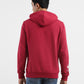 Men's Brand Logo Red Hooded Sweatshirt - 6ed02eb3-7b60-4620-8a29-c077c709d64a View