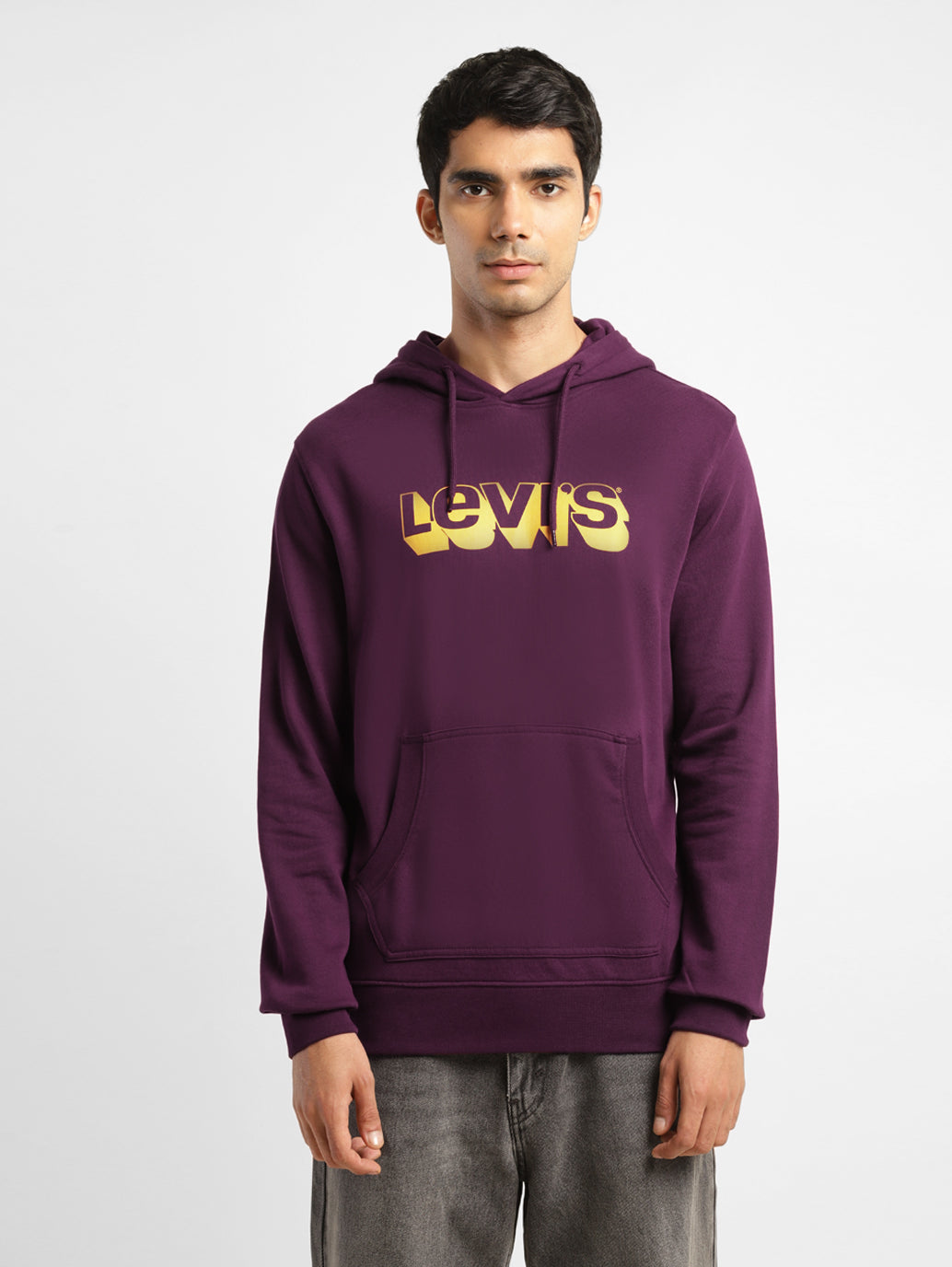 Men's Graphic Print Hooded Sweatshirt