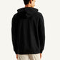 Men's Solid Black Crew Neck Sweatshirt