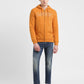 Men's Solid Orange Hooded Sweatshirt - 2cdbafb5-5f48-4352-97a1-ea5709025a00 View