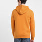 Men's Solid Orange Hooded Sweatshirt - add61eff-ce0b-4848-a575-5482190c4d51 View