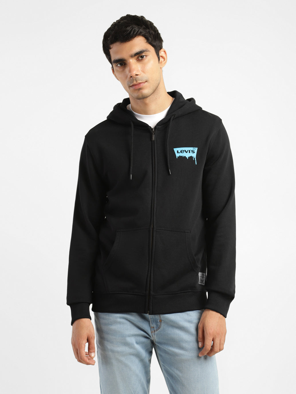 Mens black levis hoodie hotsell