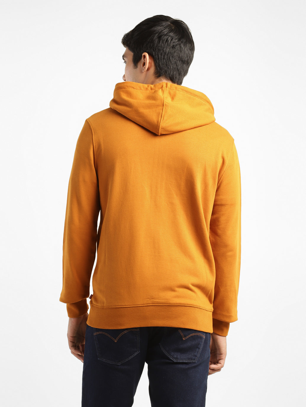 Men's Solid Brown Hooded Sweatshirt – Levis India Store