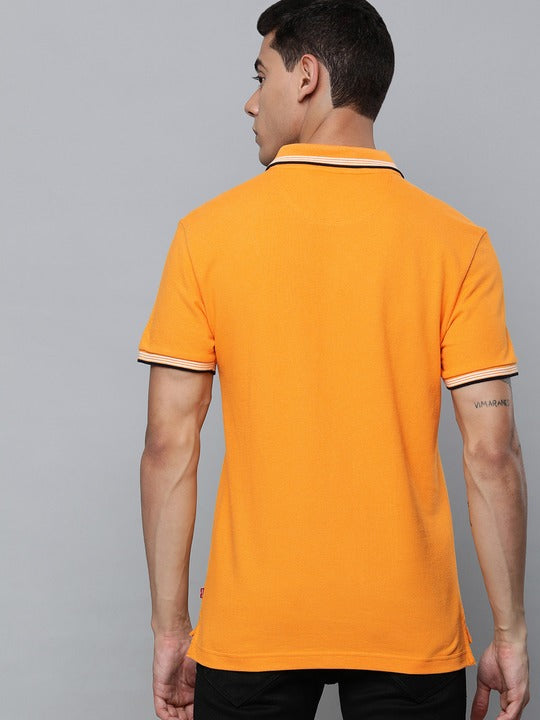 Men's Solid Polo T-shirt