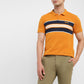 Men's Striped Polo Collar T-Shirt