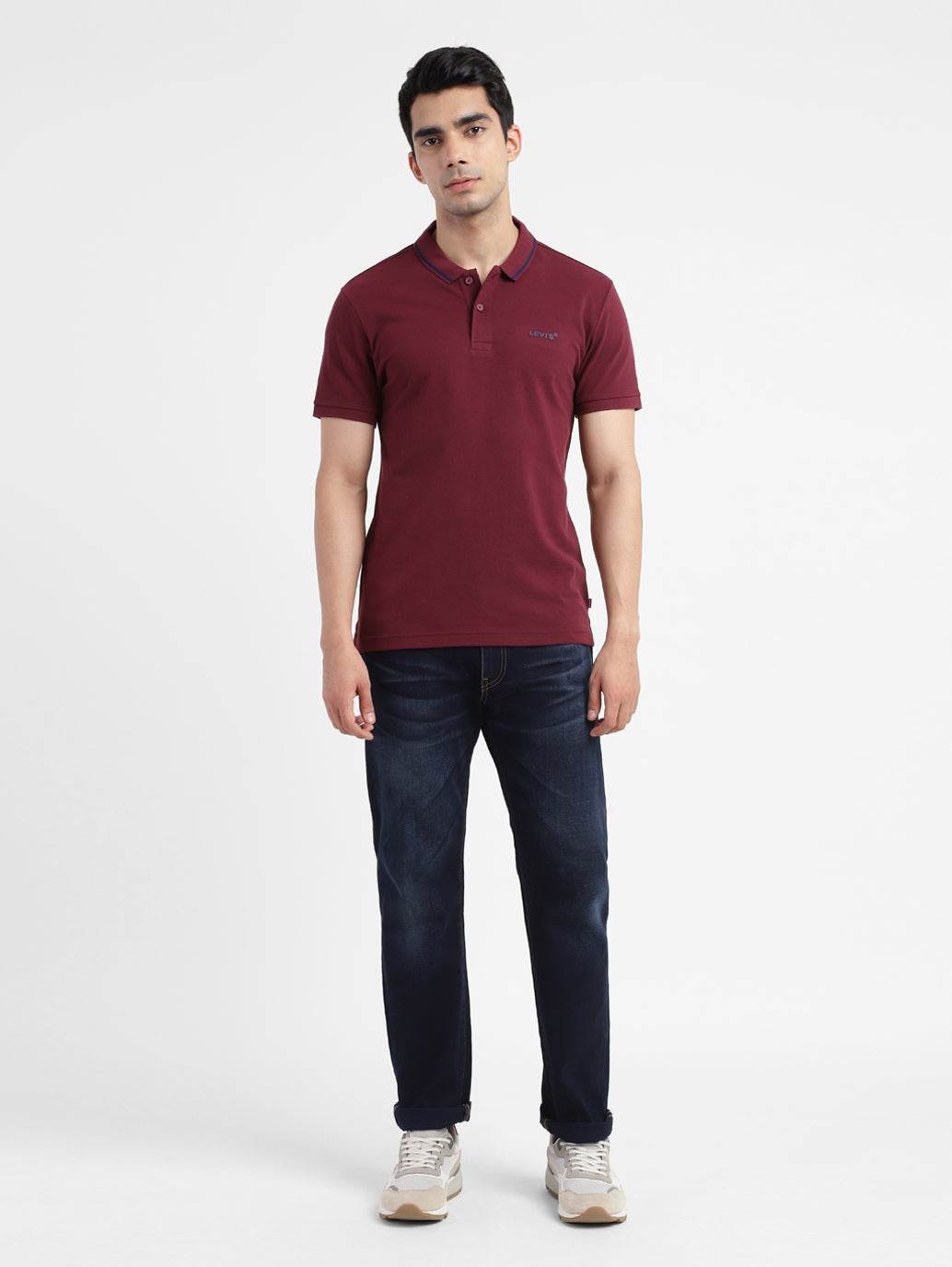 Men's Solid Polo T-shirt